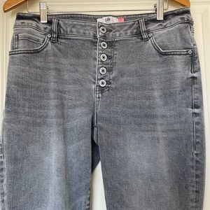 Cabi Button Fly Straight Jeans
